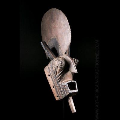 Masque a crete bwa gurunsi burkina faso
